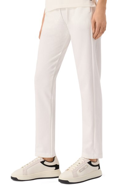 Кожаные кеды EMPORIO ARMANI, арт. X3X024/XR222, фото 3