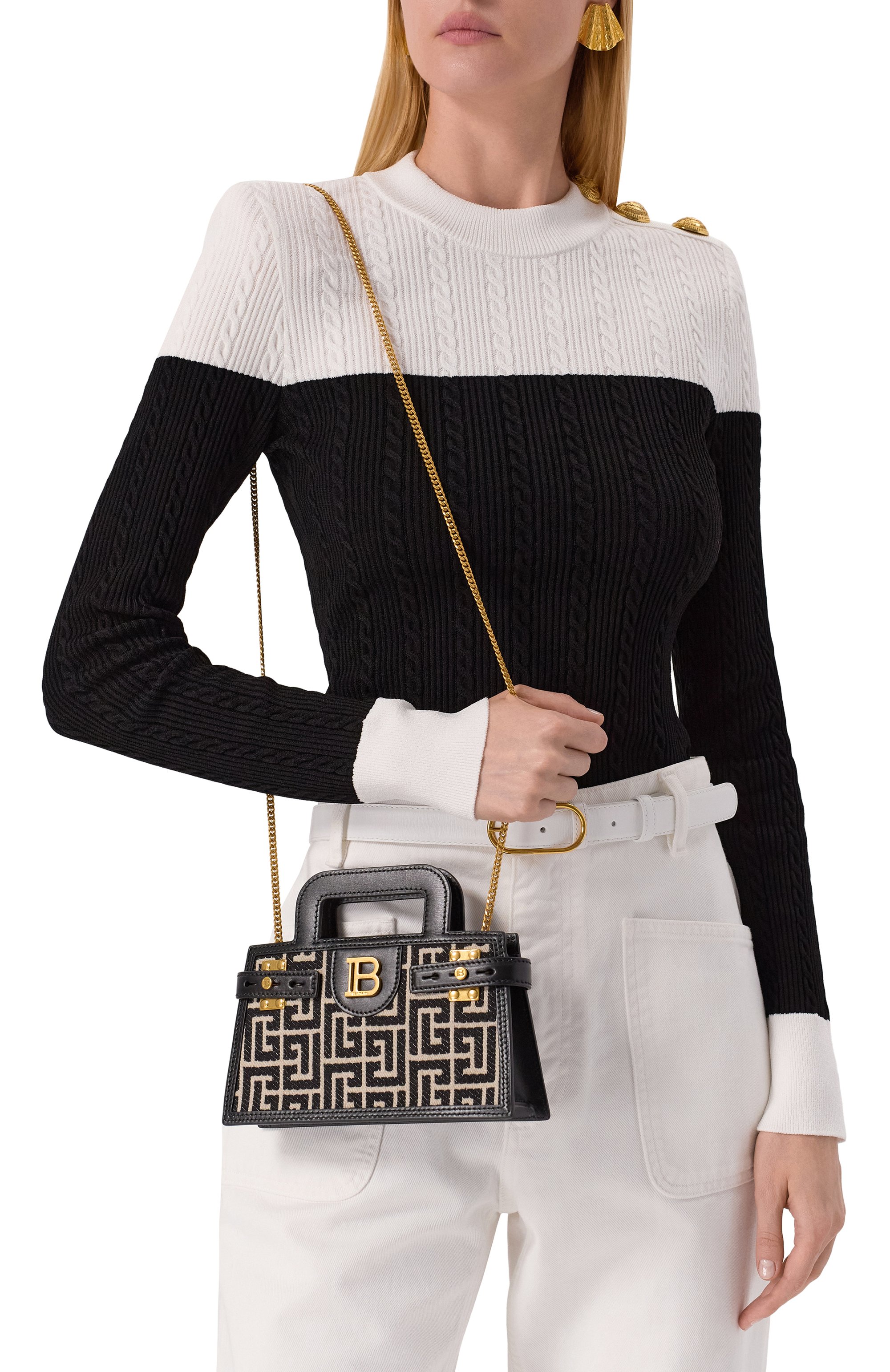 Сумка b-buzz small BALMAIN, арт. FN1KJ997/TJGH, фото 2