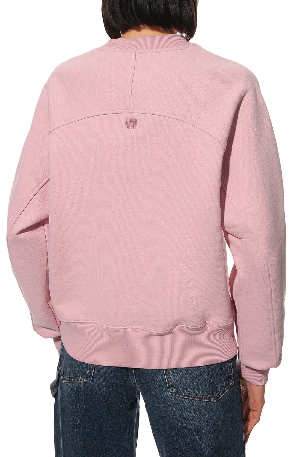 Хлопковый свитшот AMI, арт. USW002.747, фото 4