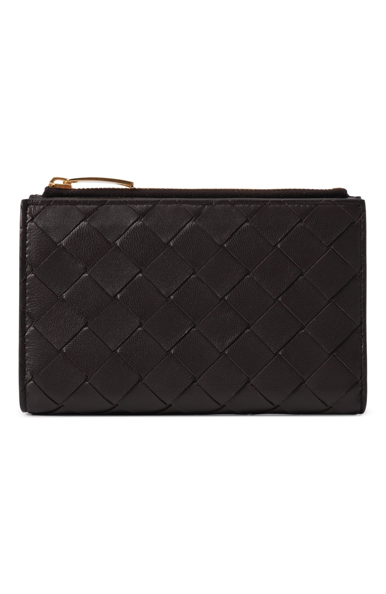 Кожаное портмоне BOTTEGA VENETA коричневого цвета по цене 98650 руб., арт. 749940/VCPP2_001, фото 1 Кожаное портмоне BOTTEGA VENETA, арт. 749940/VCPP2_001, фото 1