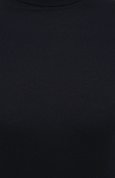 Шерстяное платье JIL SANDER темно-синего цвета по цене 72550 руб., арт. JSPR754054-WRY20058, фото 5 Шерстяное платье JIL SANDER, арт. JSPR754054-WRY20058, фото 5