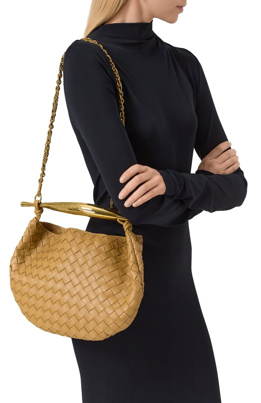 Сумка Sardine Chain Bottega Veneta 776768/VCPP1 Бежевый  776768/VCPP1 Фото 2