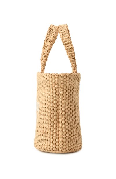 Сумка-тоут ew JIMMY CHOO бежевого цвета по цене 73400 руб., арт. BEACH T0TE E/W MINI, фото 4 Сумка-тоут ew JIMMY CHOO, арт. BEACH T0TE E/W MINI, фото 4