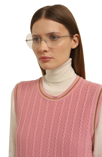 Оправа TOM FORD серебряного цвета по цене 38400 руб., арт. TF5809 /016, фото 2 Оправа TOM FORD, арт. TF5809 /016, фото 2