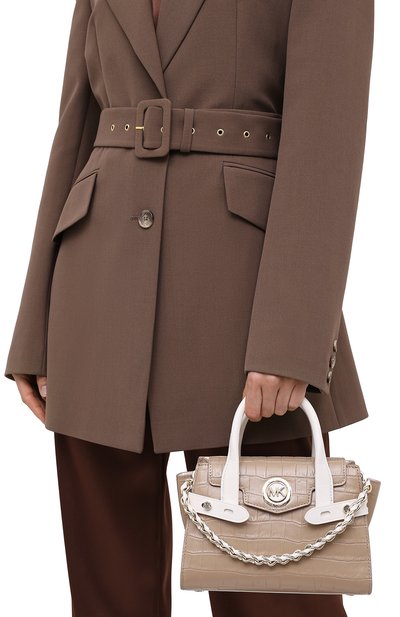 Сумка carmen small MICHAEL MICHAEL KORS бежевого цвета по цене 45750 руб., арт. 30T0LNMM0E, фото 2 Сумка carmen small MICHAEL MICHAEL KORS, арт. 30T0LNMM0E, фото 2