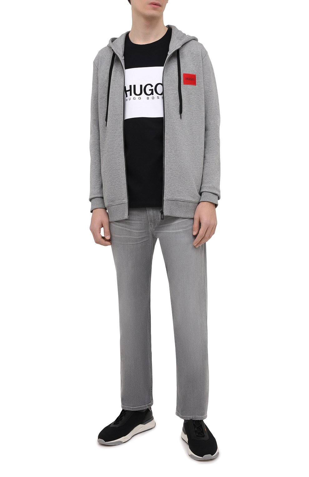Хлопковая толстовка HUGO, арт. 50447972, фото 2