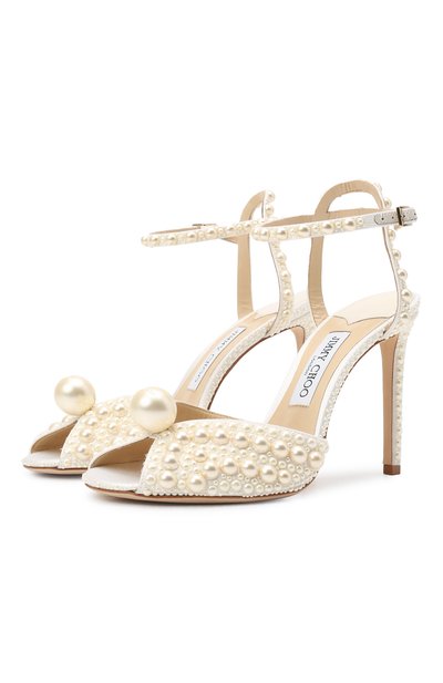 Женские текстильные босоножки sacora 100 JIMMY CHOO, арт. SAC0RA 100/W0Z