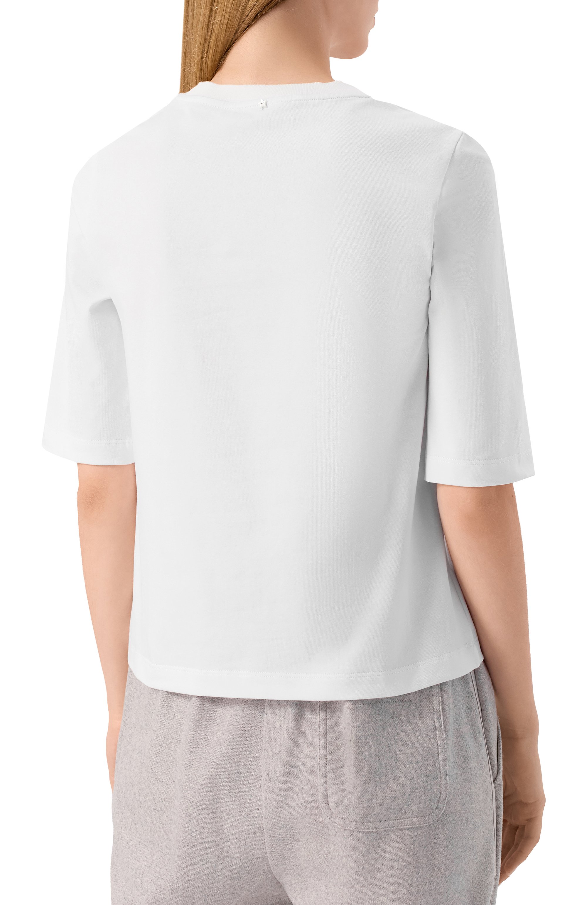 Хлопковая футболка LORENA ANTONIAZZI, арт. TS24D/4577, фото 4