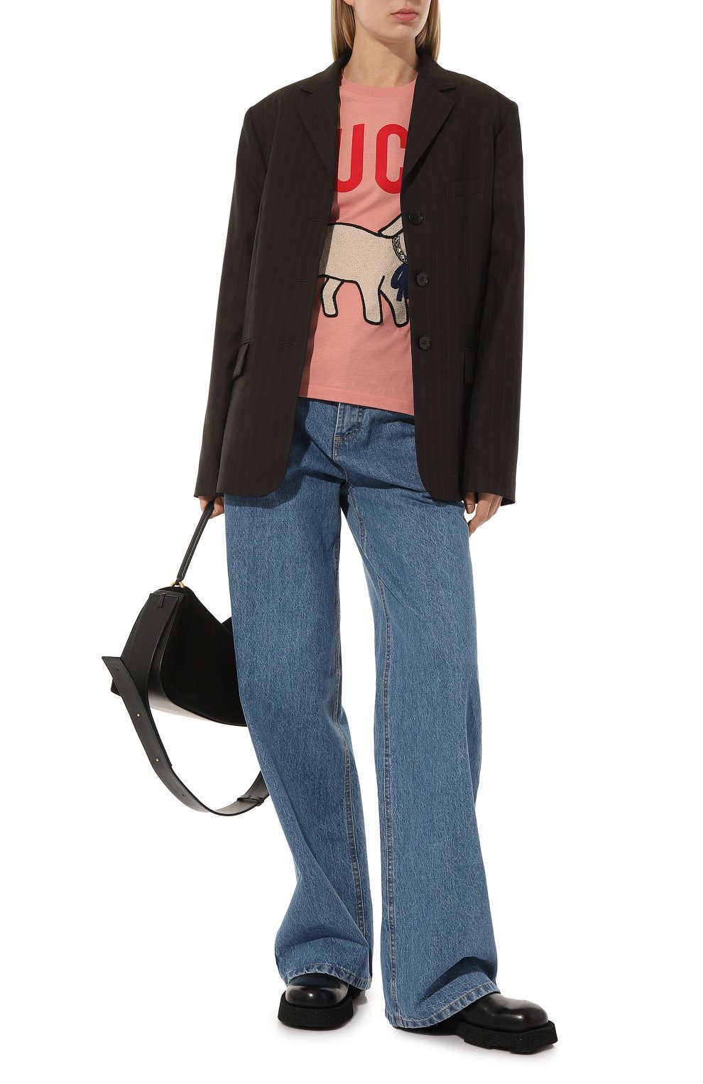 Хлопковая футболка GUCCI, арт. 580762 XJBSX, фото 2