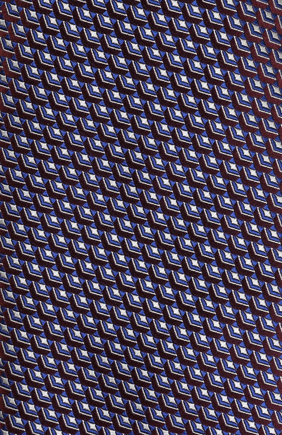 Шелковый галстук с узором ZEGNA, арт. Z2E07/1XW, фото 3