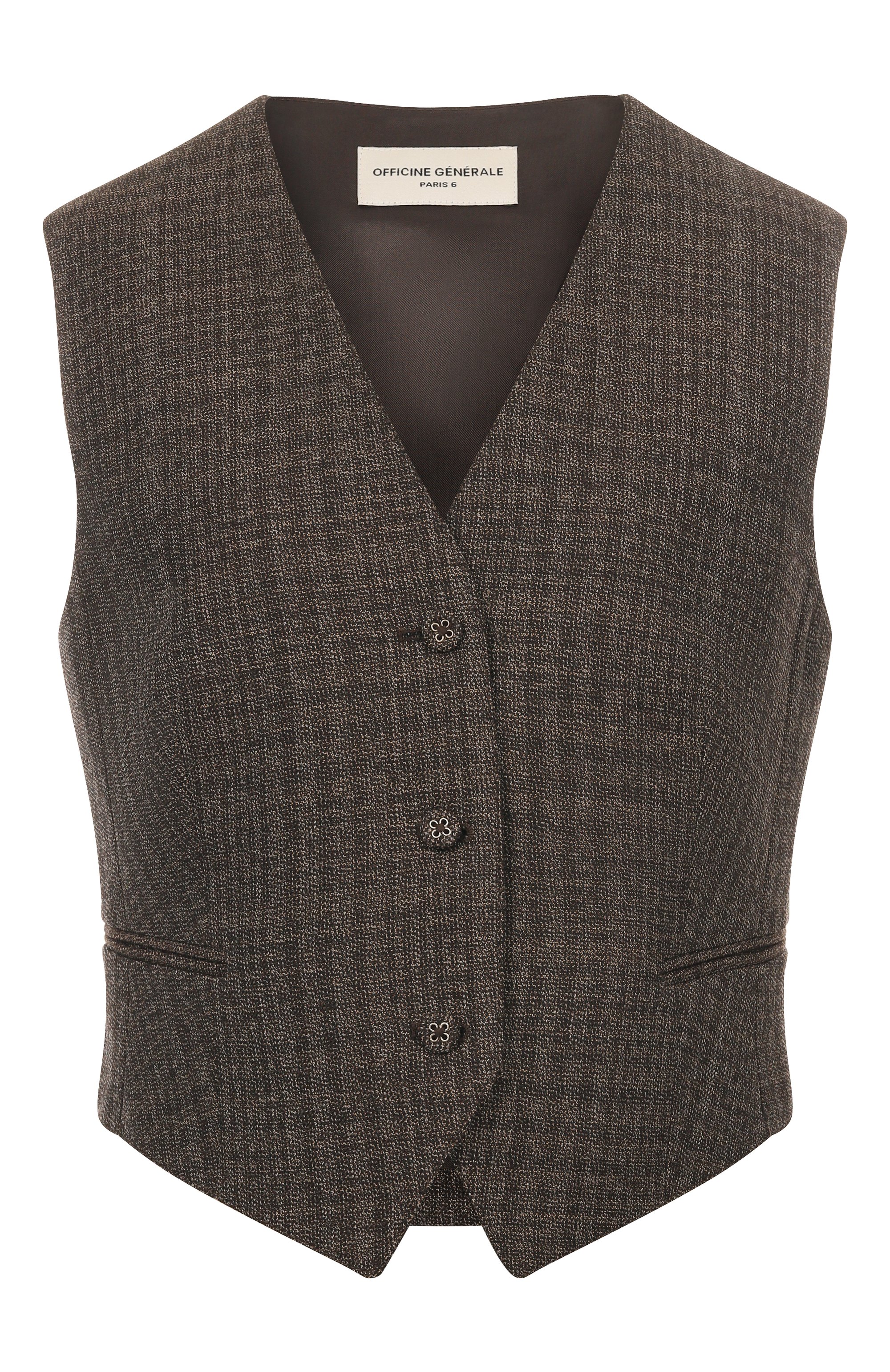 Шерстяной жилет OFFICINE GENERALE, арт. W25WTLG404, фото 1