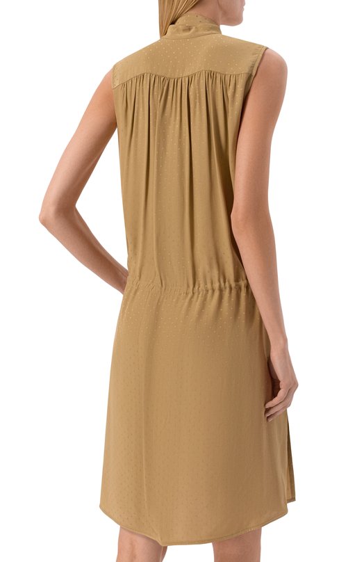 Платье из вискозы Ann Demeulemeester B0013745/FA713 Бежевый  B0013745/FA713 Фото 3