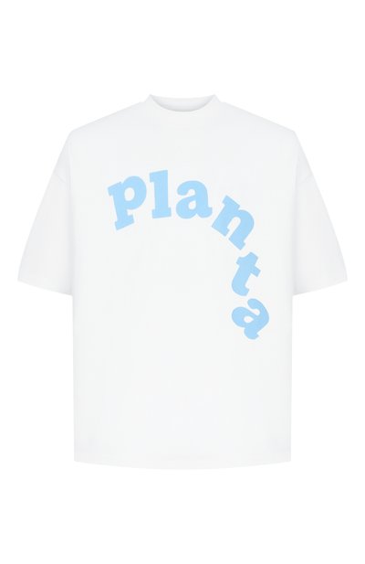 Хлопковая футболка PLANTA ROSA, арт. PR/T01/LETTERS/250VELVET