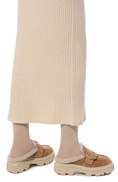 Замшевые сабо SANTONI, арт. WUHG71292GA2APYL, фото 3