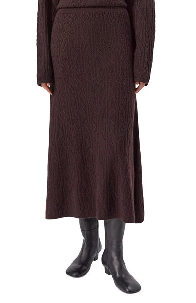 Юбка из беби-кашемира UMA WANG, арт. V2256N001, фото 3