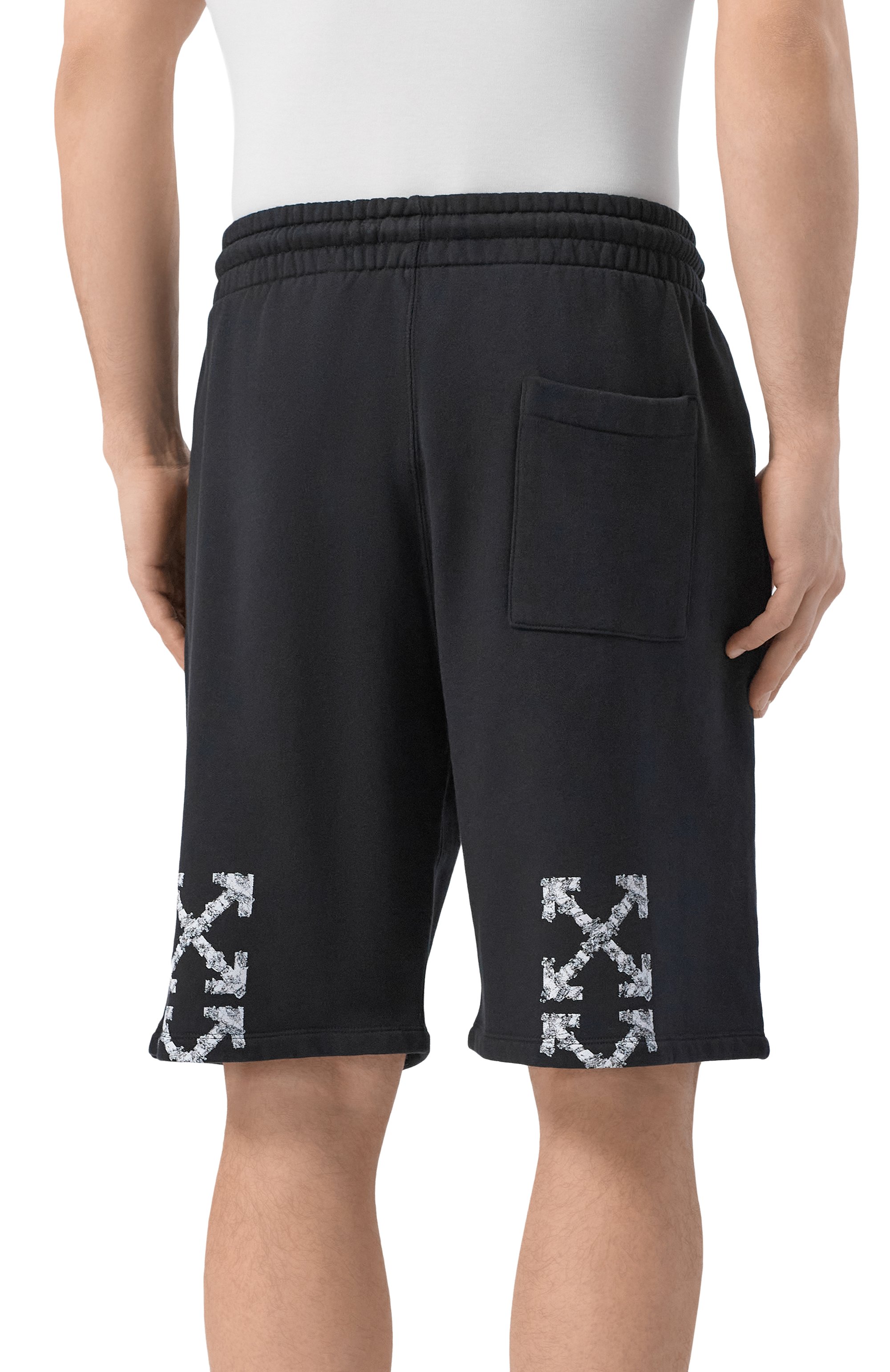 Хлопковые шорты OFF-WHITE, арт. 0MCI013S26FLE001, фото 4