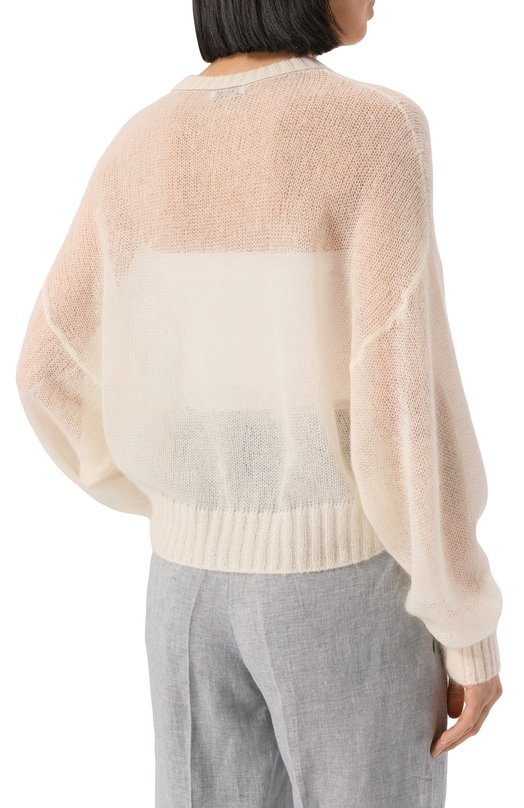 Свитер Brunello Cucinelli M2I776830 Кремовый  M2I776830 Фото 4