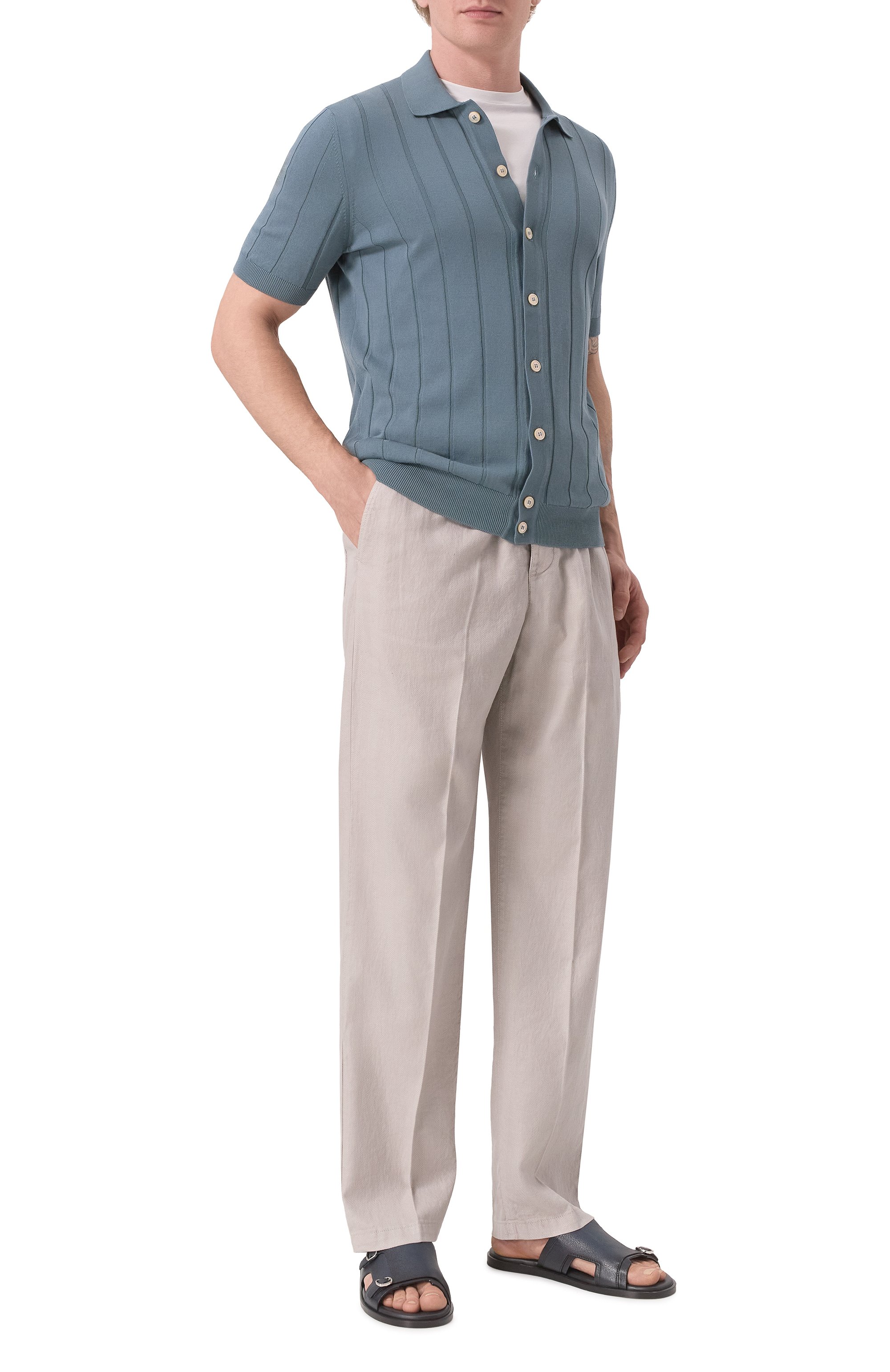 Кожаные шлепанцы erik SANTONI, арт. MCEG16723HC6MGTQ, фото 2