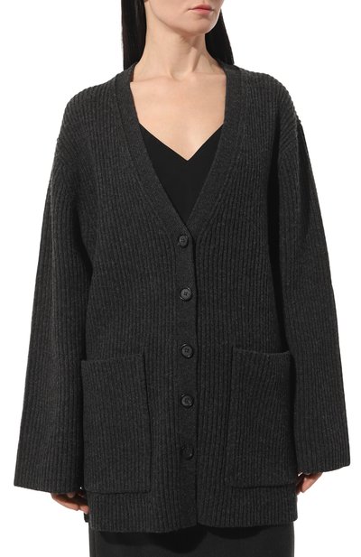 Шерстяной кардиган TOTEME, арт. 234-WRTWTP162-YA0007, фото 3