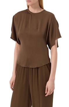 Атласный топ ISABEL MARANT, арт. HT0568FA/C1J04I, фото 3