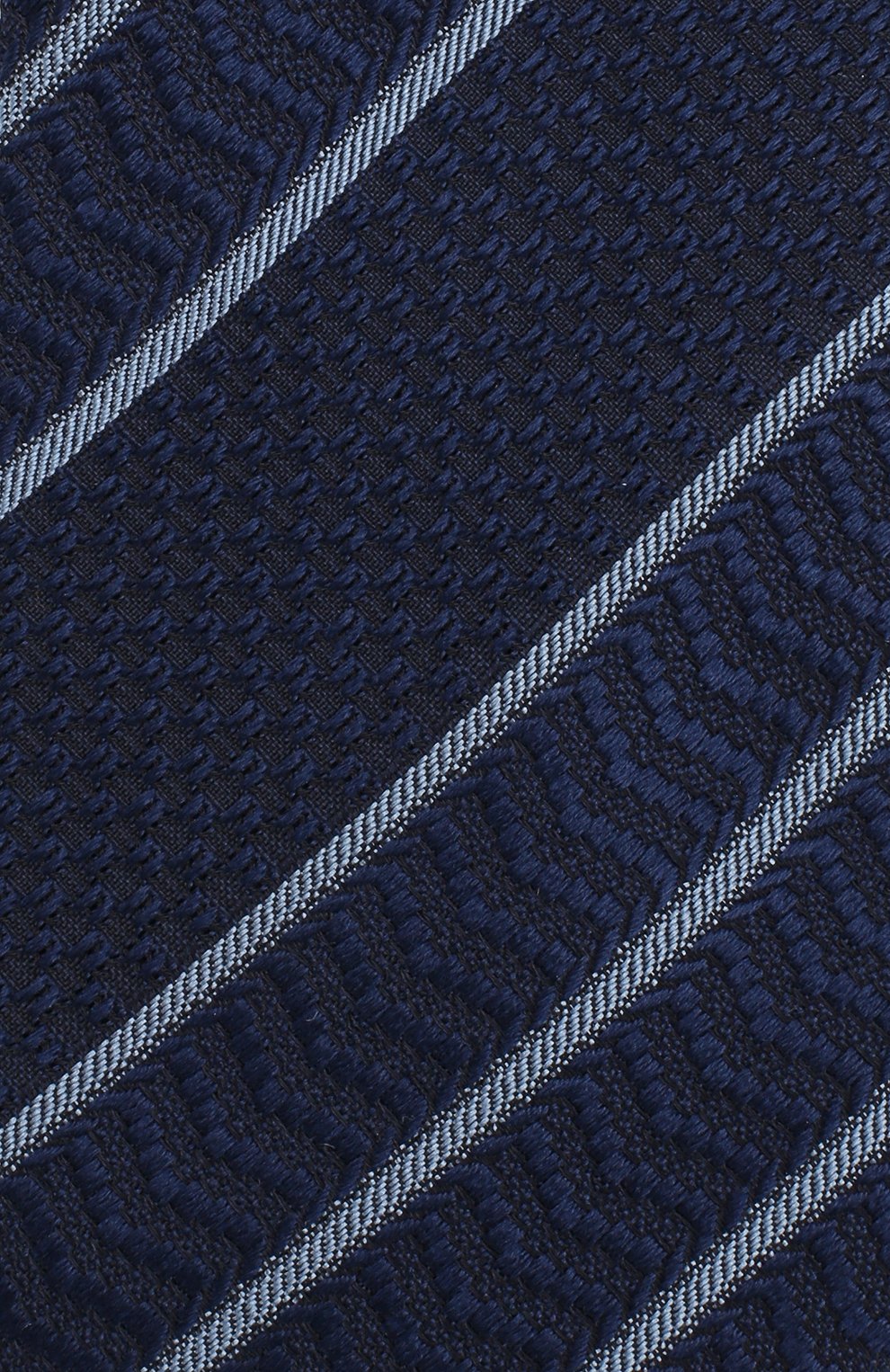 Шелковый галстук ZEGNA темно-синего цвета по цене 29400 руб., арт. Z6B04/15C, фото 3 Шелковый галстук ZEGNA, арт. Z6B04/15C, фото 3
