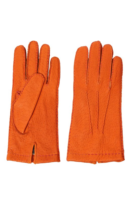 Кожаные перчатки TR Handschuhe Оранжевый, фото 2