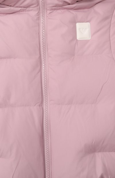 Пуховик EMPORIO ARMANI розового цвета по цене 35400 руб., арт. EB001513/AF26005, фото 3 Пуховик EMPORIO ARMANI, арт. EB001513/AF26005, фото 3