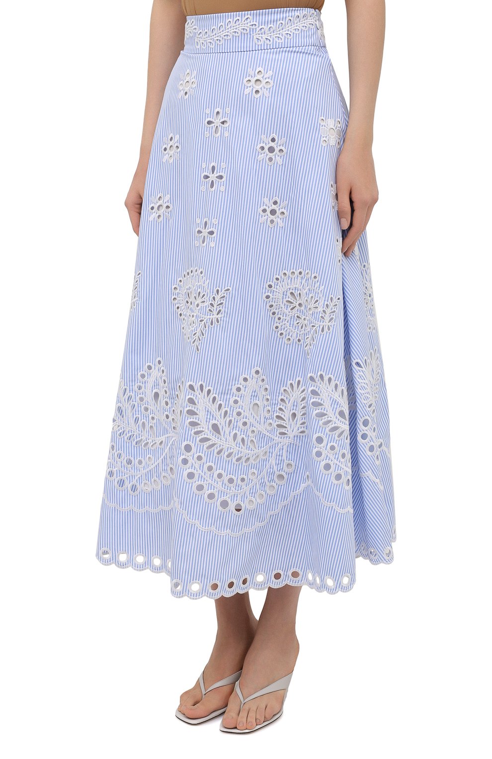 Хлопковая юбка REDVALENTINO, арт. VR0RA01M/5T4, фото 3