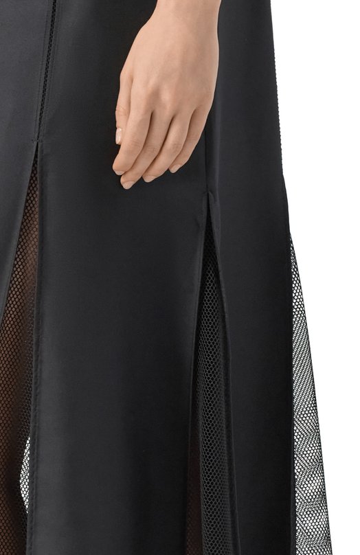 Шелковое платье Loulou de Saison IRAKA Чёрный  IRAKA Фото 4