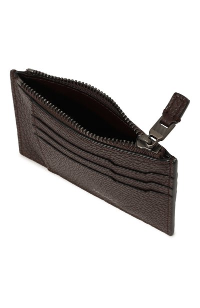 Кожаный футляр для кредитных карт PINEIDER FIRENZE 1774 темно-коричневого цвета по цене 23700 руб., арт. P737SS18533056, фото 3 Кожаный футляр для кредитных карт PINEIDER FIRENZE 1774, арт. P737SS18533056, фото 3