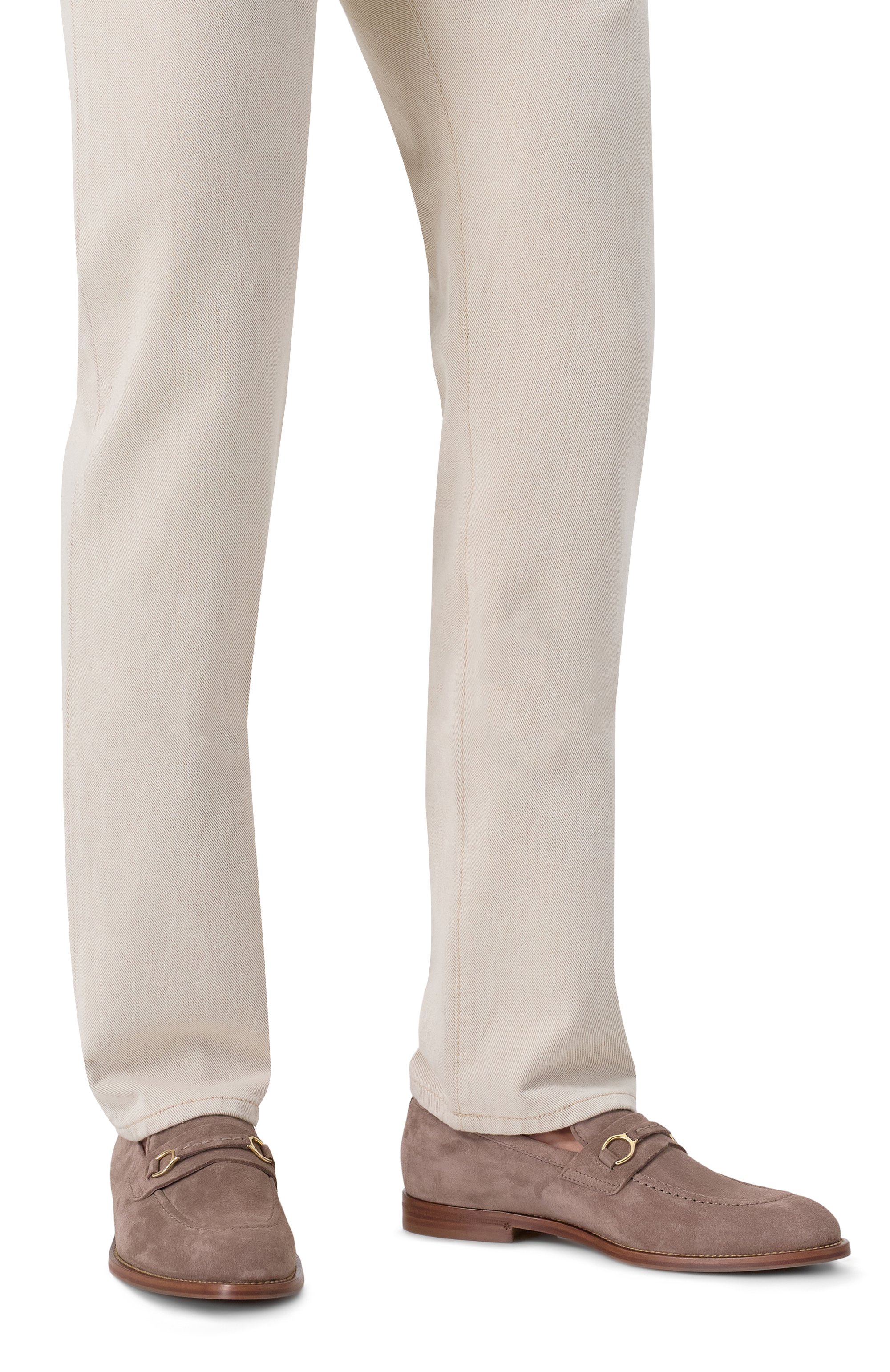 Замшевые лоферы BRUNELLO CUCINELLI светло-коричневого цвета по цене 137500 руб., арт. MZUPEAU729, фото 3 Замшевые лоферы BRUNELLO CUCINELLI, арт. MZUPEAU729, фото 3