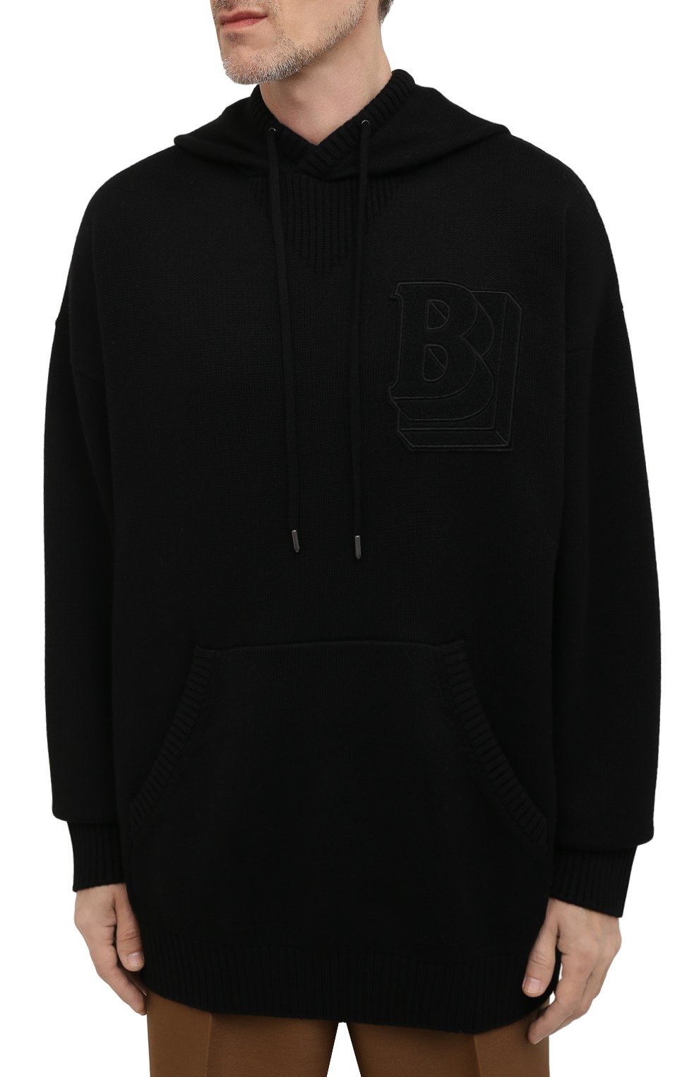 Шерстяное худи BURBERRY, арт. 8045511, фото 3
