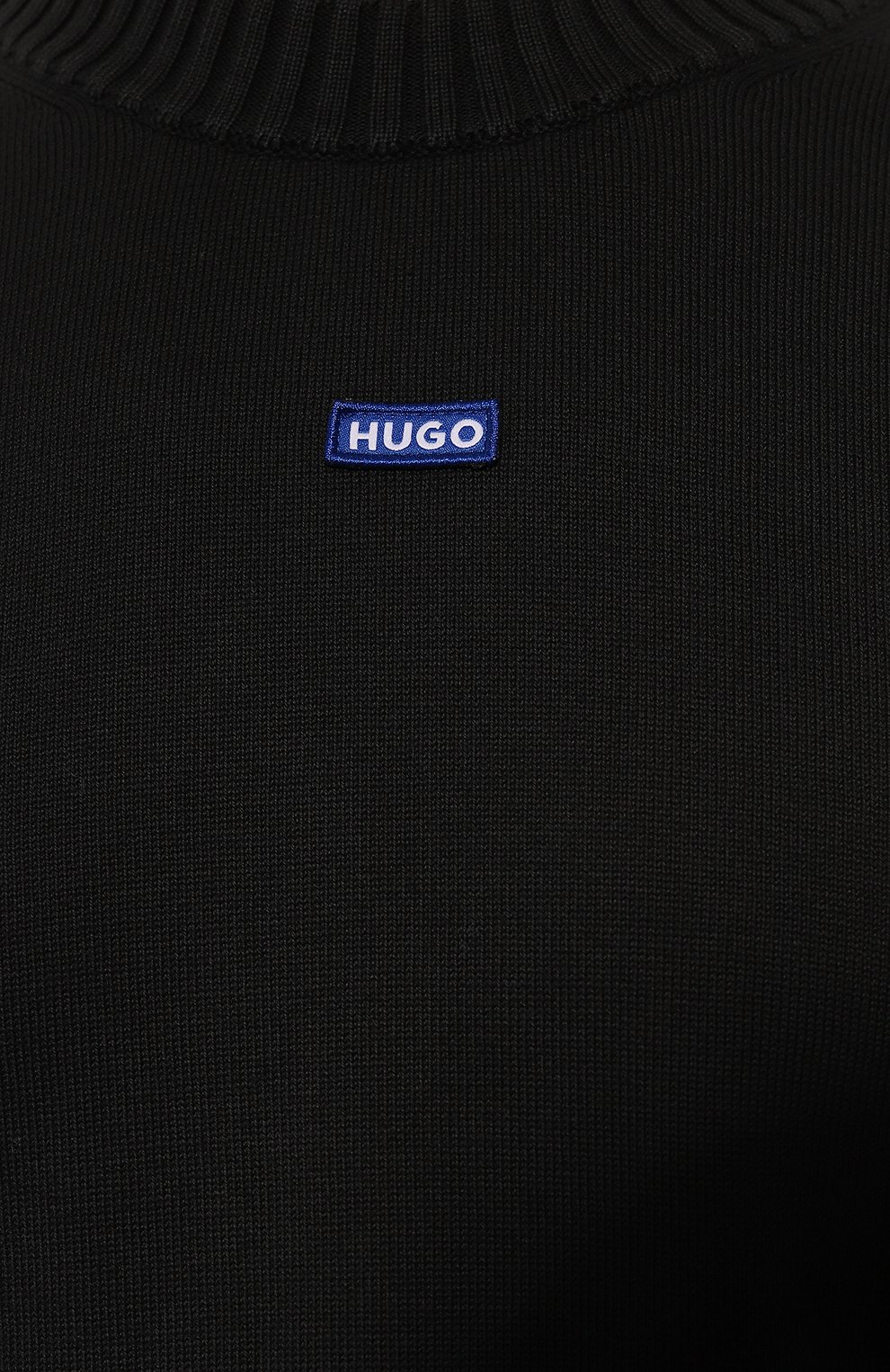 Хлопковый джемпер HUGO BLUE черного цвета по цене 14950 руб., арт. 50514698, фото 5 Хлопковый джемпер HUGO BLUE, арт. 50514698, фото 5