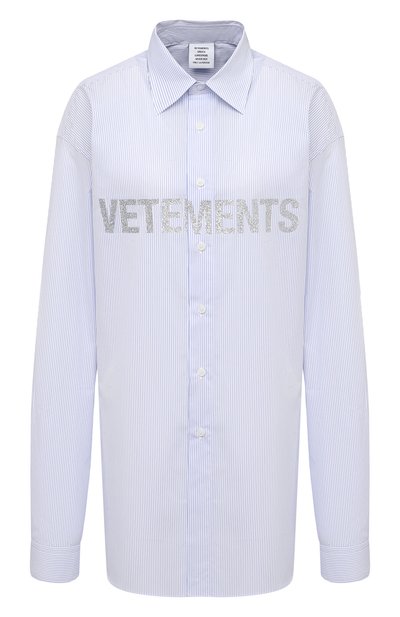 Женская хлопковая рубашка VETEMENTS, арт. UAH21SH067 1012/W