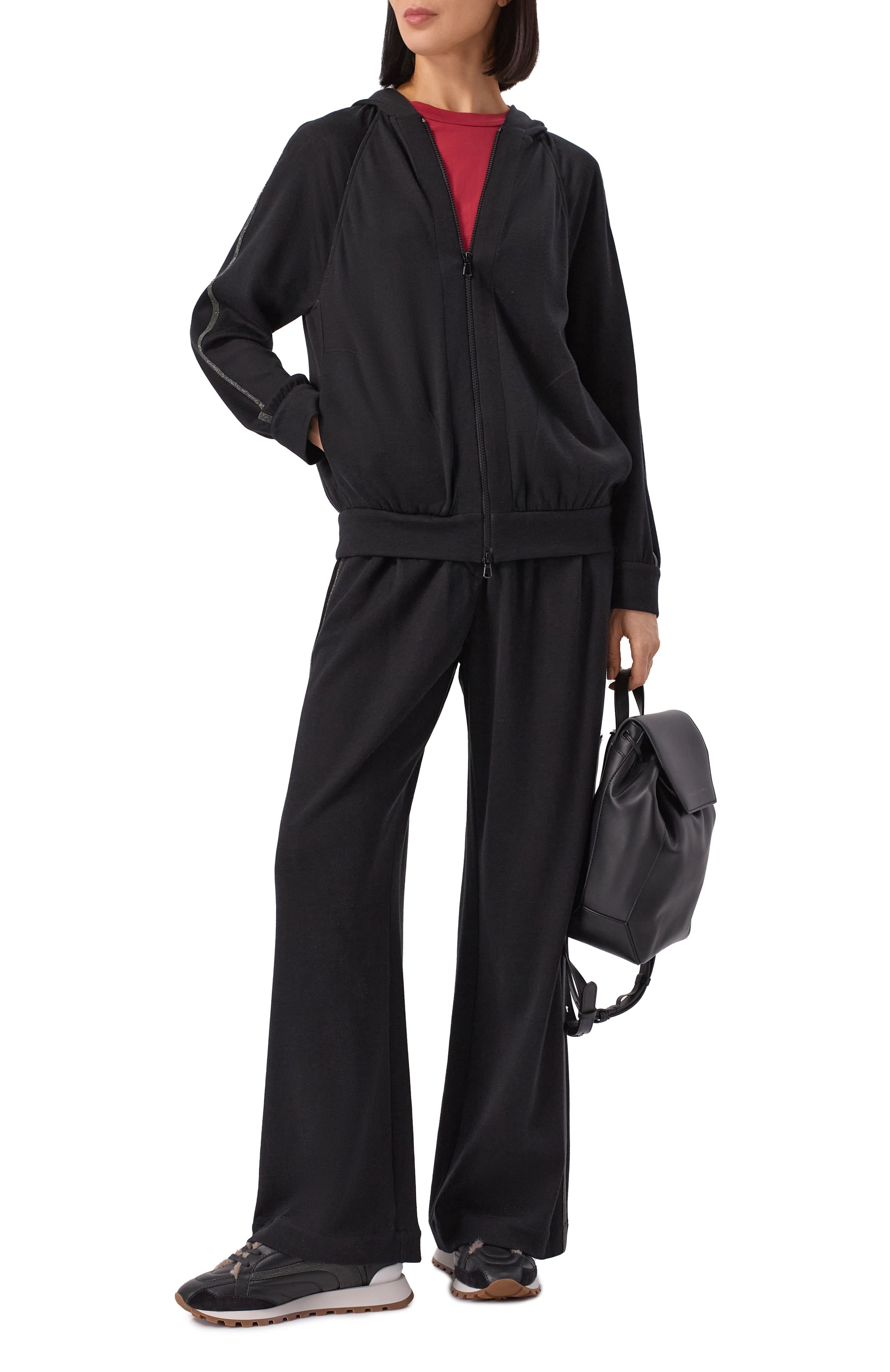 Толстовка из хлопка и шелка BRUNELLO CUCINELLI, арт. MD828SM606, фото 2