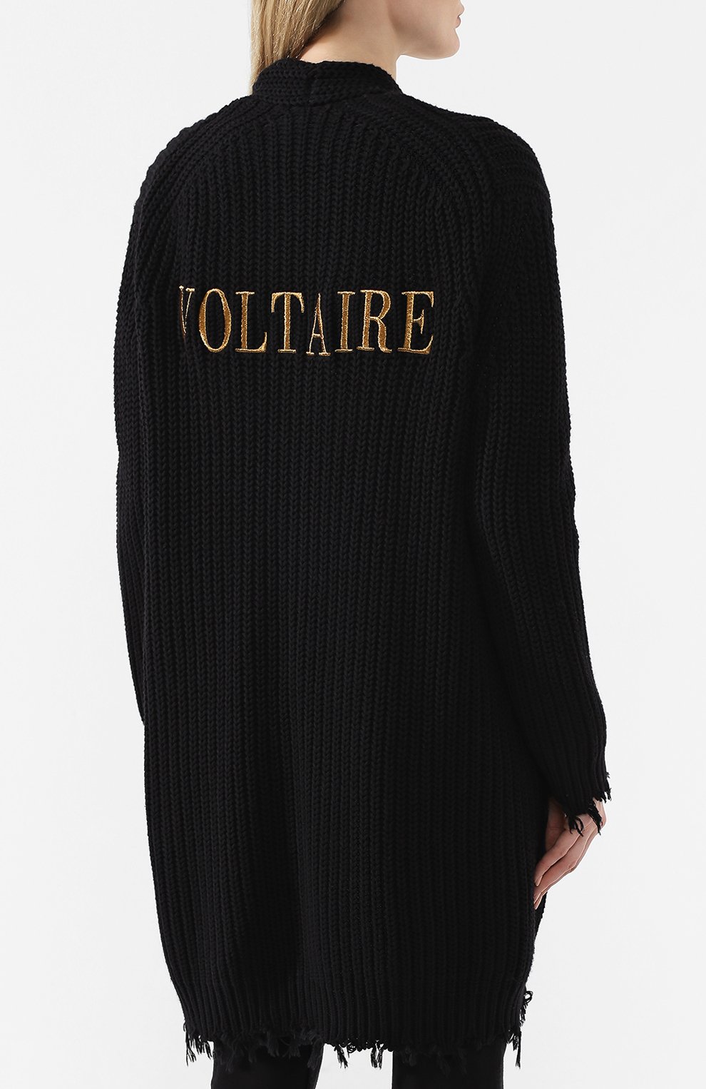 Кардиган из смеси хлопка и шерсти ZADIG AND VOLTAIRE, арт. SHMN2408F, фото 4