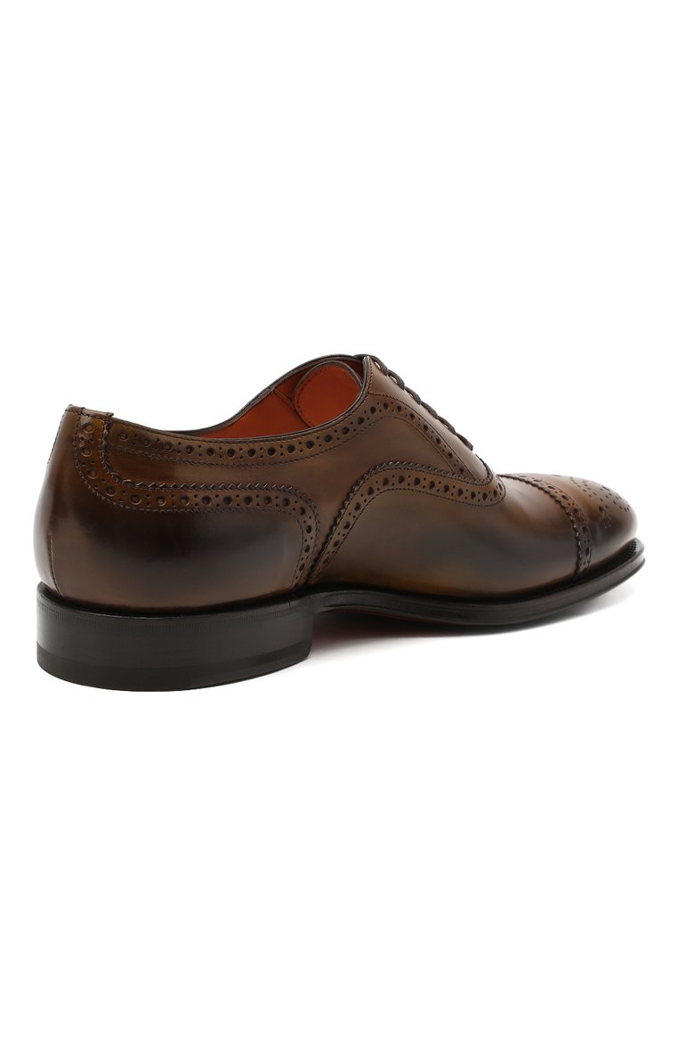 Кожаные оксфорды SANTONI, арт. MCPH17110RG1INGCS53, фото 1