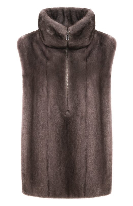 Жилет из норки MVST M012/MINK IRIS Серый M012/MINK IRIS