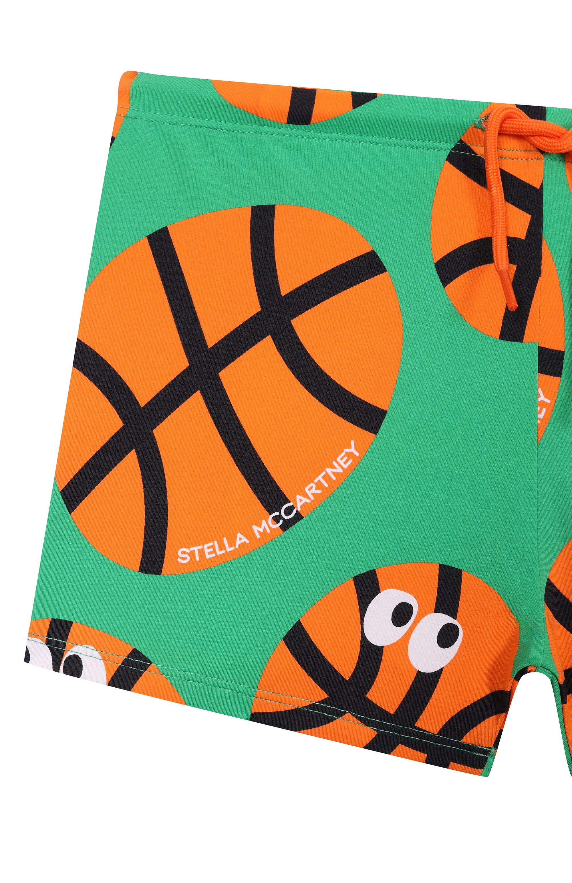 Плавки-шорты STELLA MCCARTNEY зеленого цвета по цене 9985 руб., арт. TYCP79, фото 3 Плавки-шорты STELLA MCCARTNEY, арт. TYCP79, фото 3