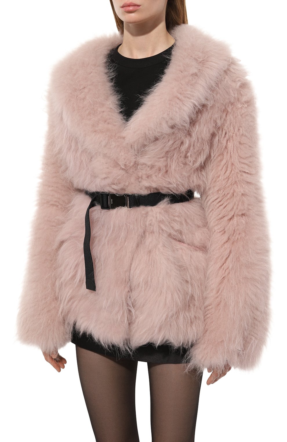 Шуба из козы PRADA, арт. 165549-1UW0-F0D61, фото 3