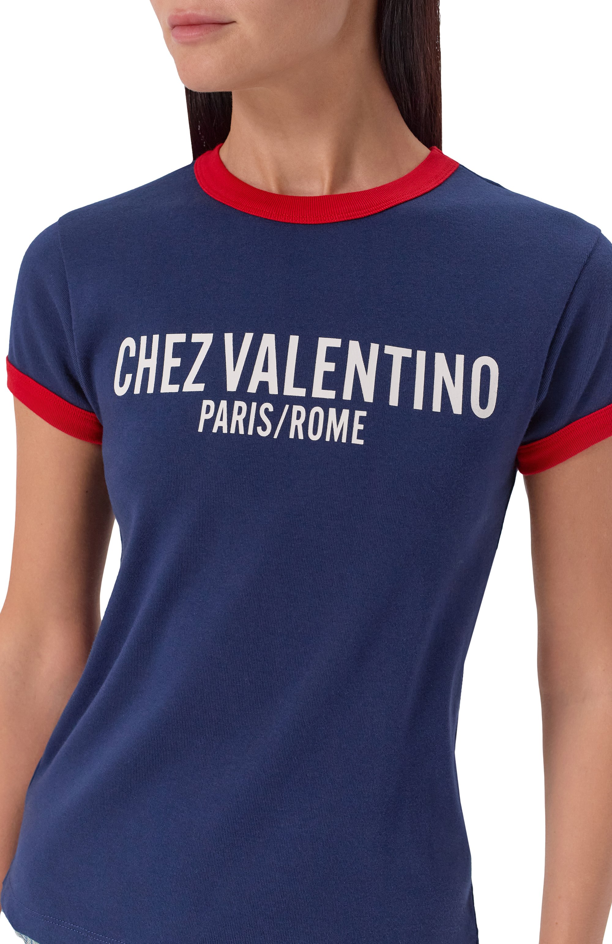 Хлопковая футболка VALENTINO, арт. 7B3MG24D/970, фото 5