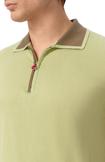 Хлопковое поло KITON, арт. UMK0571A, фото 5