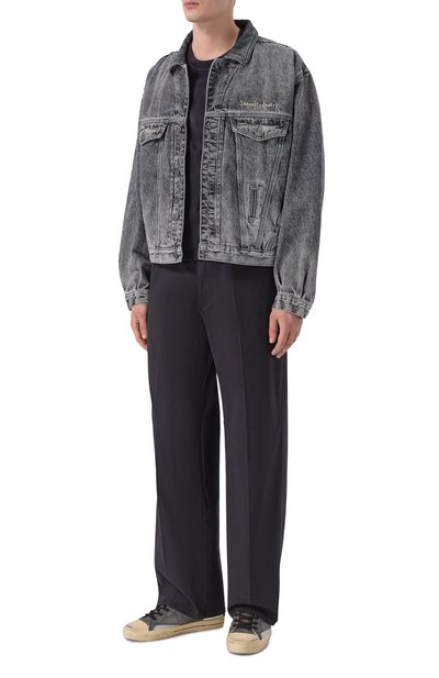 Джинсовая куртка DIESEL темно-серого цвета по цене 43200 руб., арт. A21700/09P12, фото 2 Джинсовая куртка DIESEL, арт. A21700/09P12, фото 2