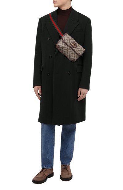 Текстильная поясная сумка gg supreme GUCCI, арт. 493930/9C2VT, фото 3