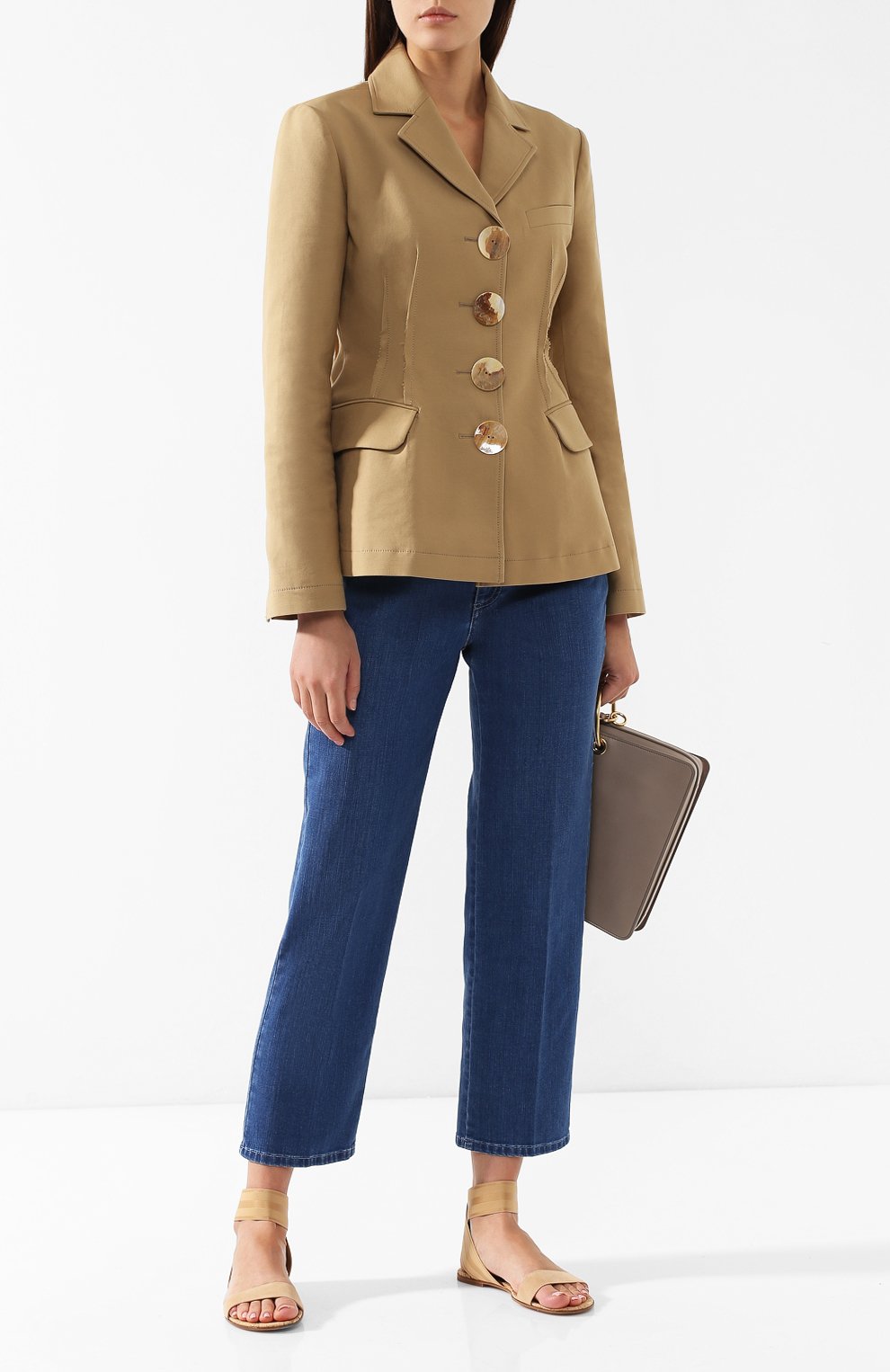 Укороченные джинсы STELLA MCCARTNEY, арт. 557440/SMH20, фото 2