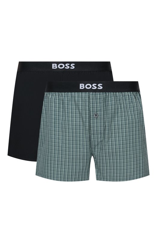 Комплект из двух боксеров BOSS 50535781 Зелёный 50535781