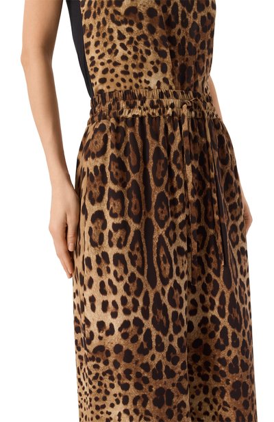 Шелковые брюки DOLCE & GABBANA, арт. FTDILT/FSADD, фото 5