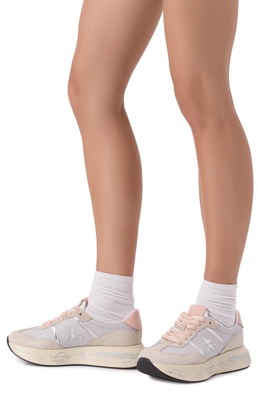 Комбинированные кроссовки Cassie Premiata CASSIE/VAR 7387 Сиреневый  CASSIE/VAR 7387 Фото 3