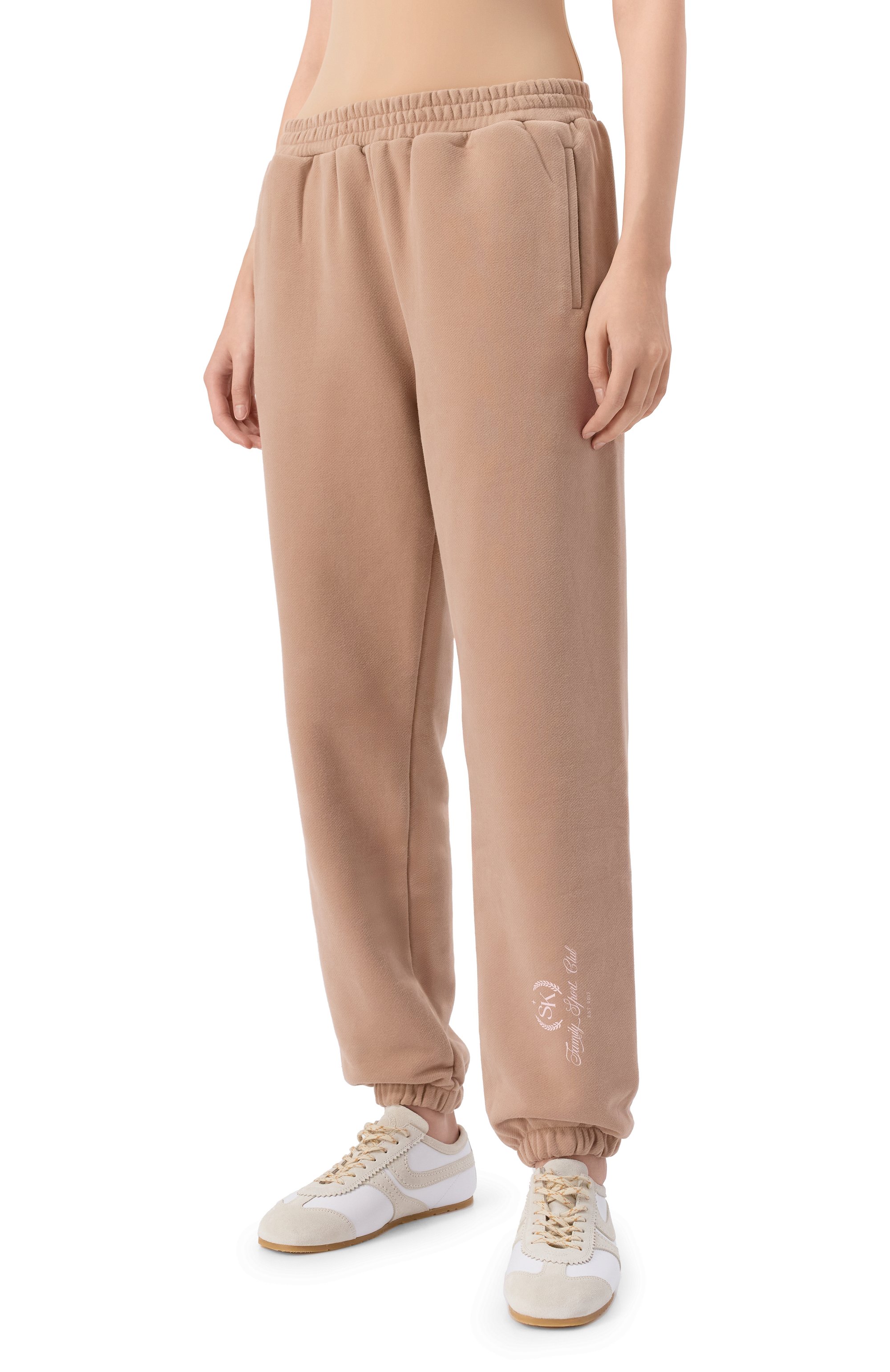 Хлопковый костюм SASHA KIM бежевого цвета по цене 47900 руб., арт. SK-00001683, фото 4 Хлопковый костюм SASHA KIM, арт. SK-00001683, фото 4