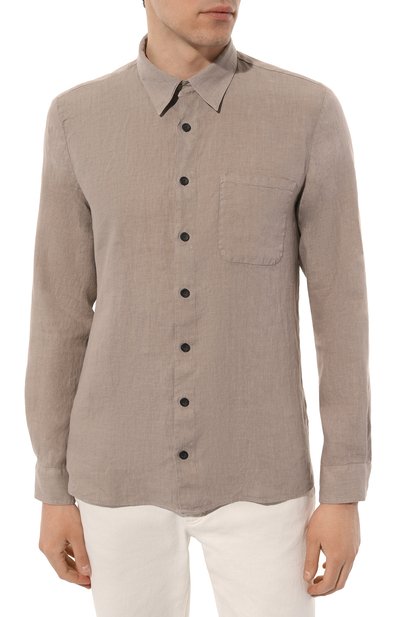 Льняная рубашка HANNES ROETHER, арт. 110322/K0N29ZESS.608, фото 3